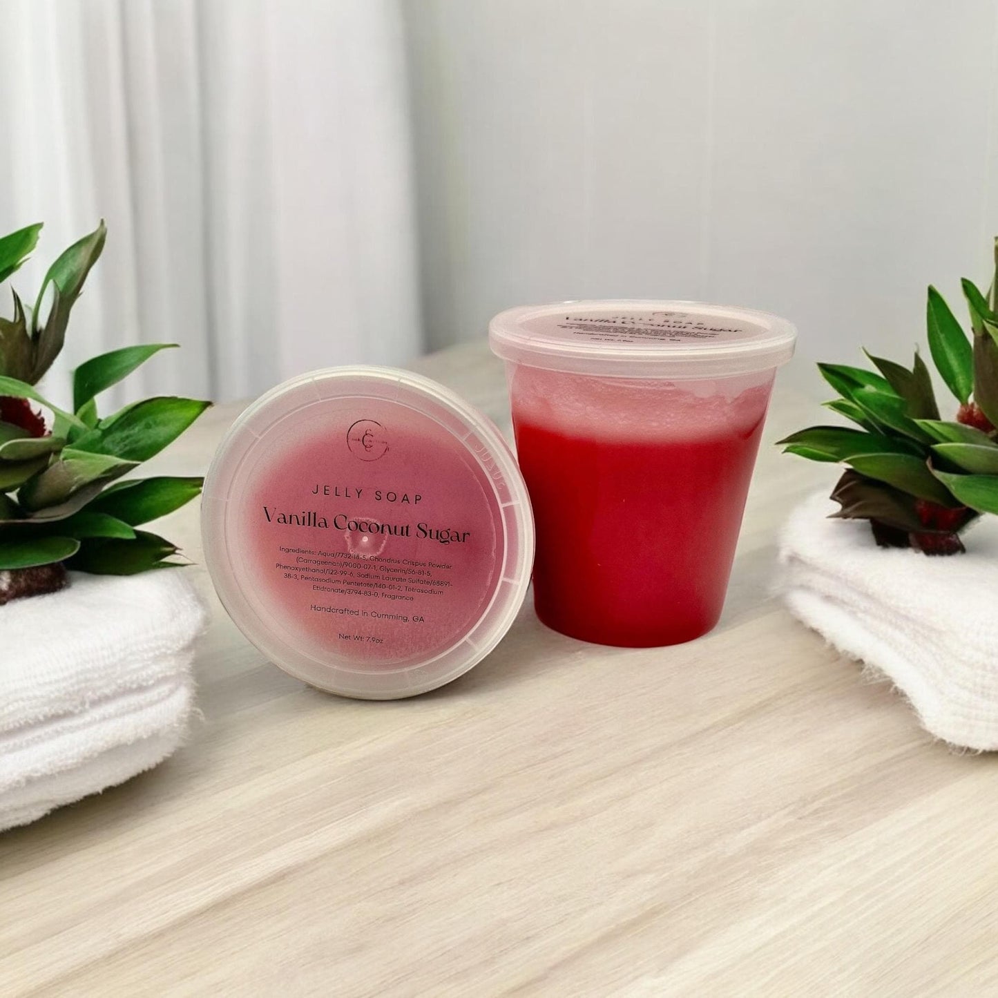 Jelly Soap/Shower Gel in Solid Jelly Form