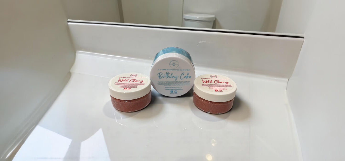 Semi-Solid Moisturizing Exfoliating Lip Sugar Scrub