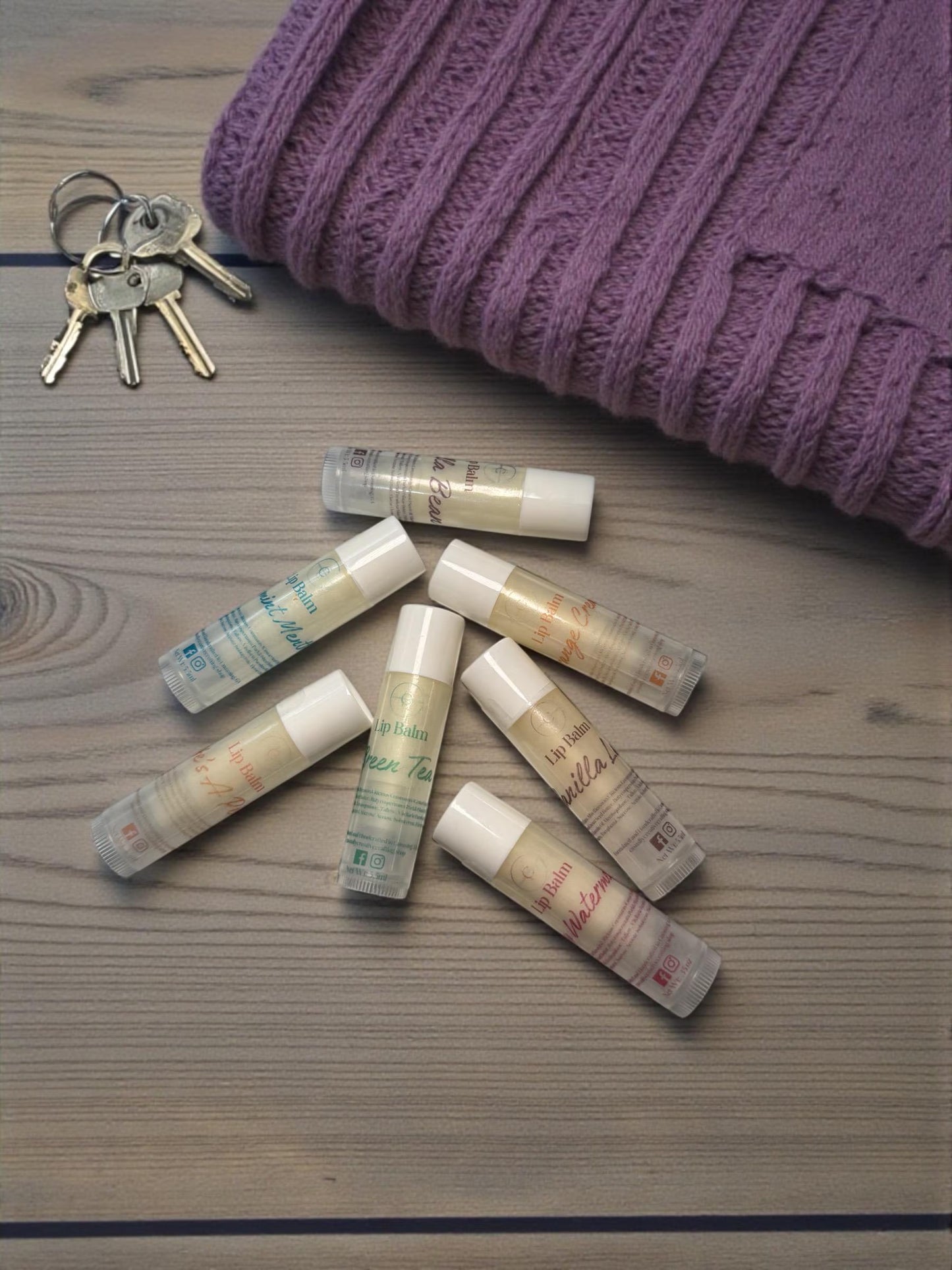 Sweetened Flavored Lip Butter Balm Duo