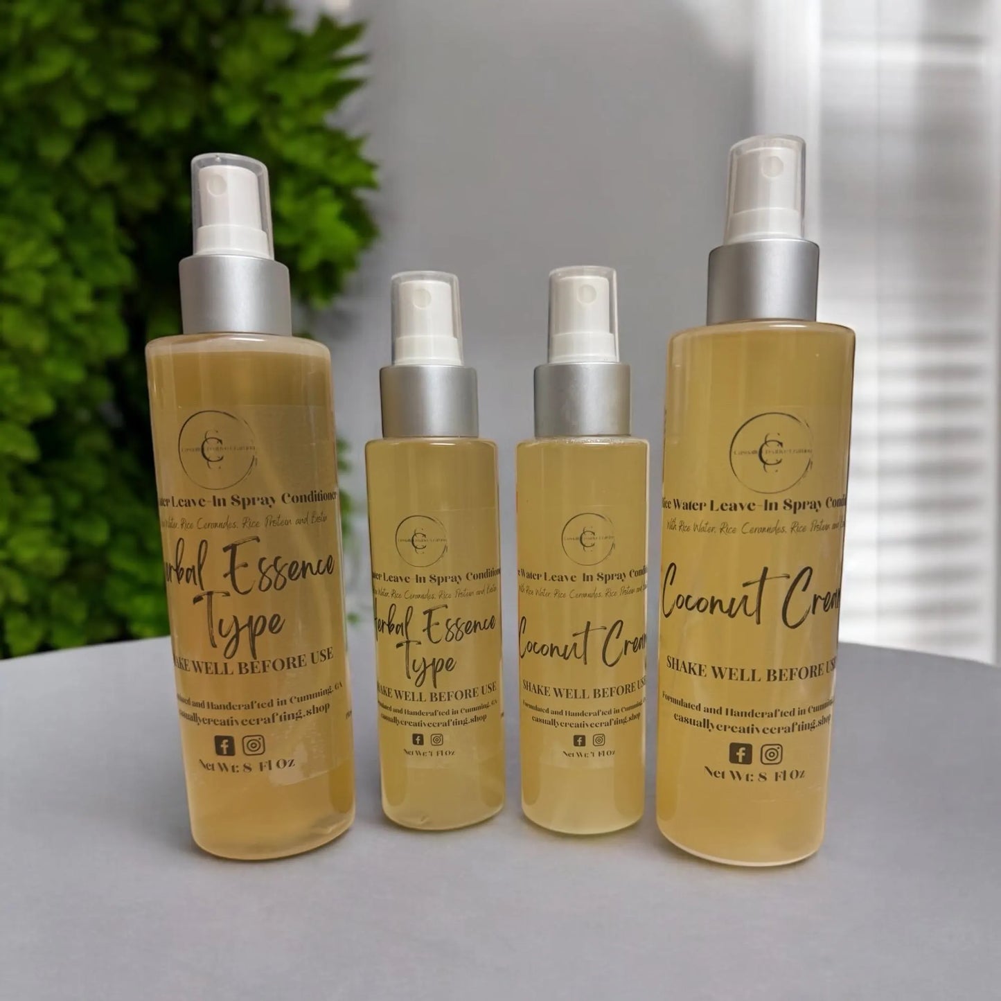 Rice Water Leave-In Conditioner Spray for Curly Hair/Dry Hair