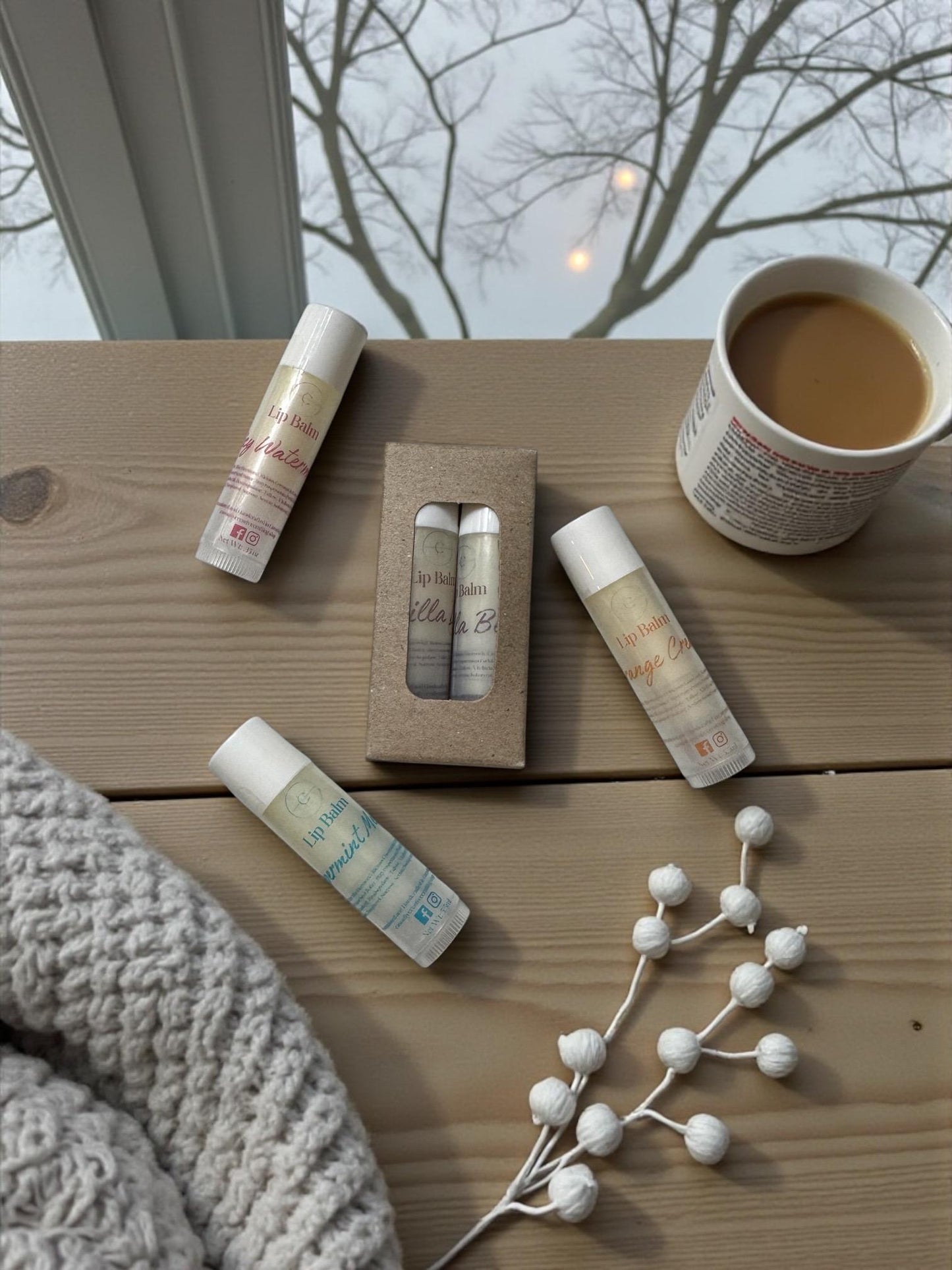 Sweetened Flavored Lip Butter Balm Duo