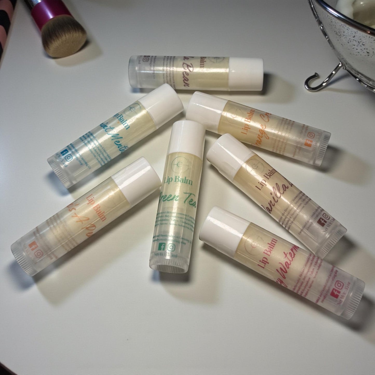 Sweetened Flavored Lip Butter Balm Duo