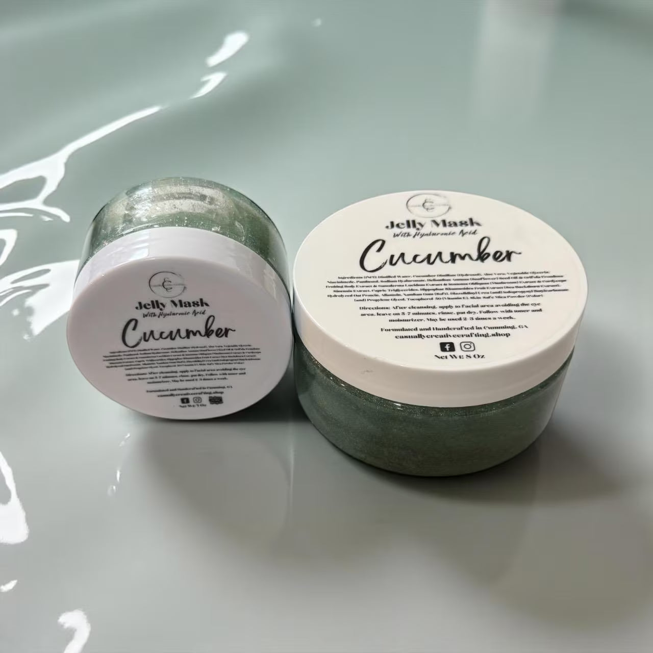Hydrating Jelly Mask: Natural Cucumber Facial Mask