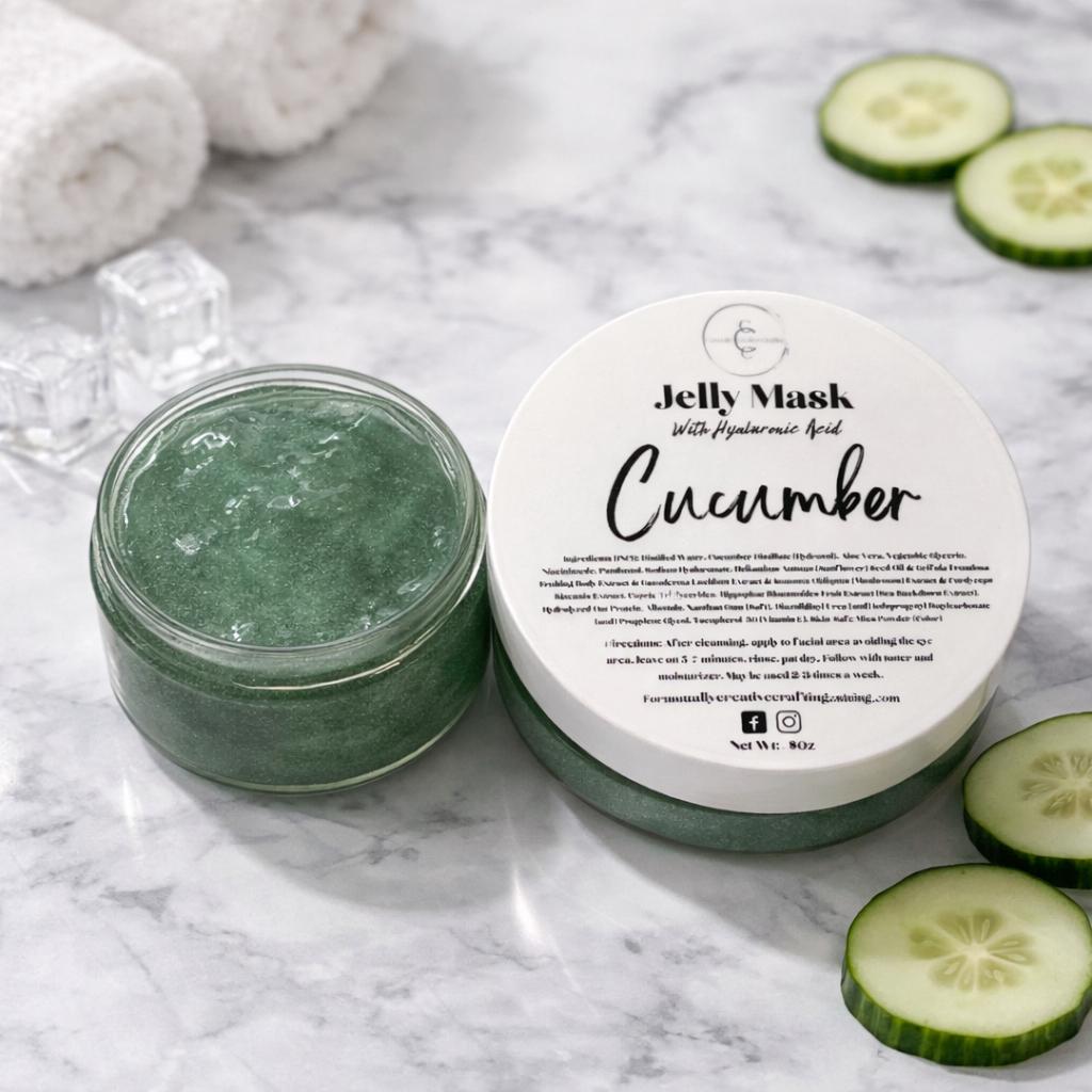 Hydrating Jelly Mask: Natural Cucumber Facial Mask