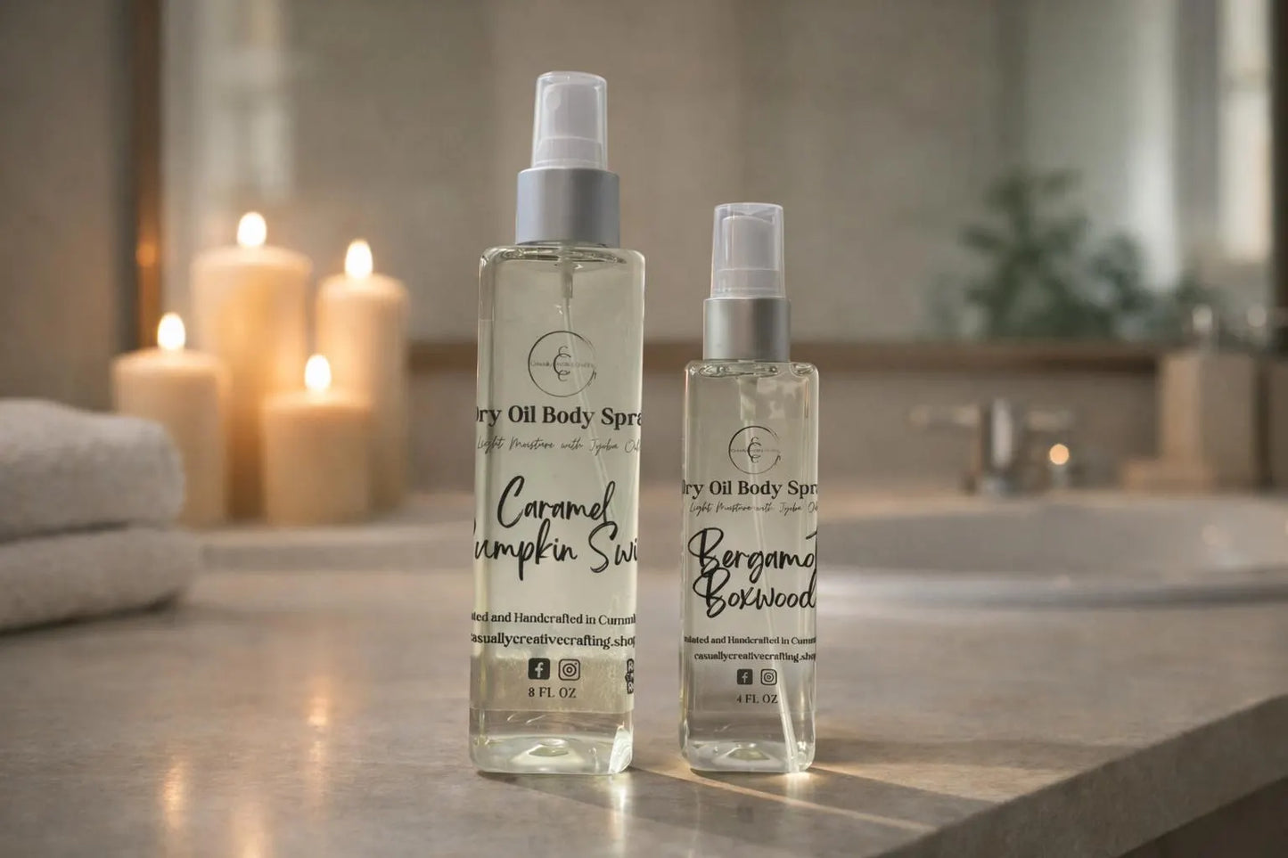 Dry Oil Body Spray/Light Moisture/Fast Absorbing