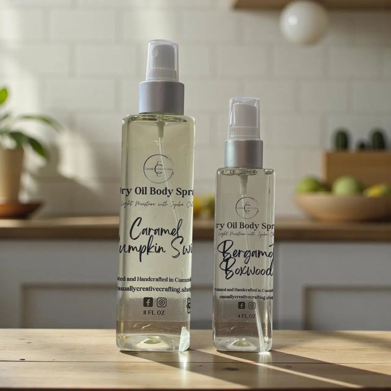 Dry Oil Body Spray/Light Moisture/Fast Absorbing