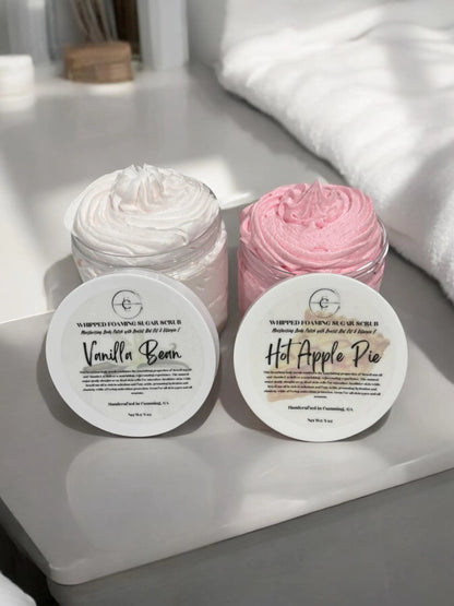 Foaming Whipped Exfoliating Sugar Scrub/Body Polish