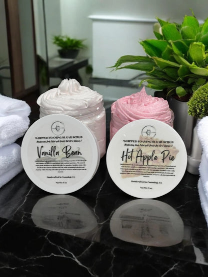 Foaming Whipped Exfoliating Sugar Scrub/Body Polish