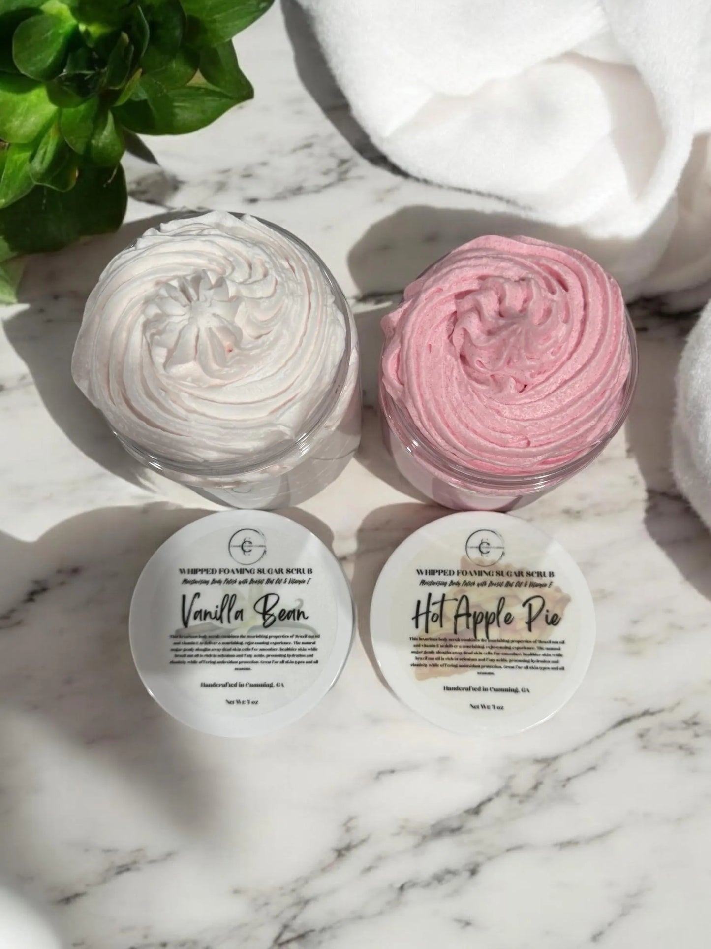 Foaming Whipped Exfoliating Sugar Scrub/Body Polish