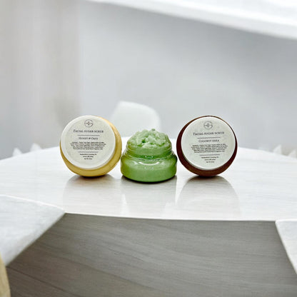 Foaming Facial Sugar Scrub Cleanser/Oil to Milk/Moisturizing